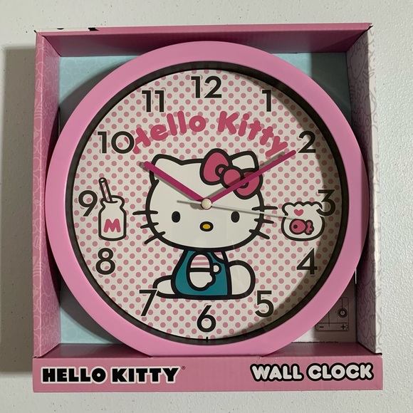 Hello Kitty by Sanrio Analog Wall Clock-New in Box - Picture 5 of 5